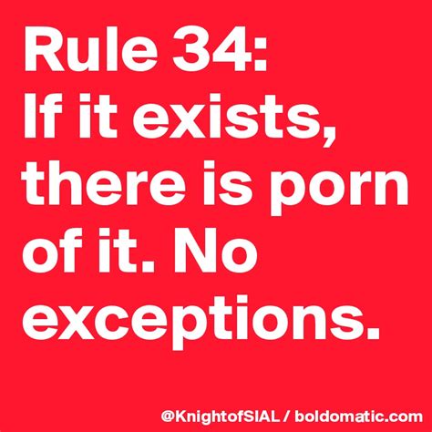 rule34 if it exists theres porn of it|Rule34 • If it exists there is porn of it. No exceptions.